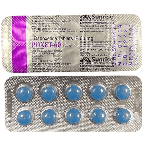 Дапоксетин Poxet 60mg