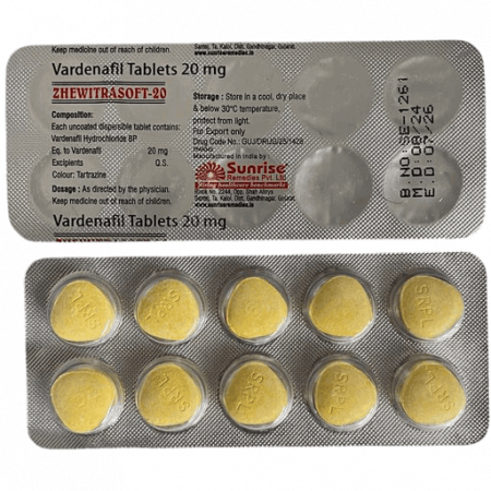 Левитра Софт Zhewitra Soft 20mg